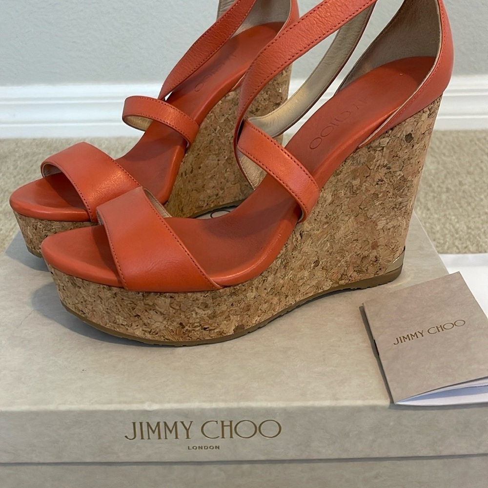 Jimmy Choo Coral Wedge Sandals